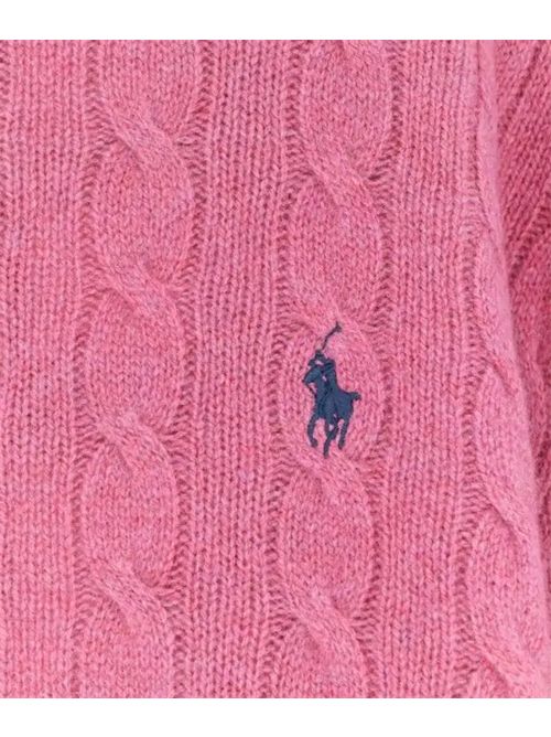 Maglione con lavorazione intrecciata rosa Polo Ralph Lauren | 710-876762-501THULIAN PINK